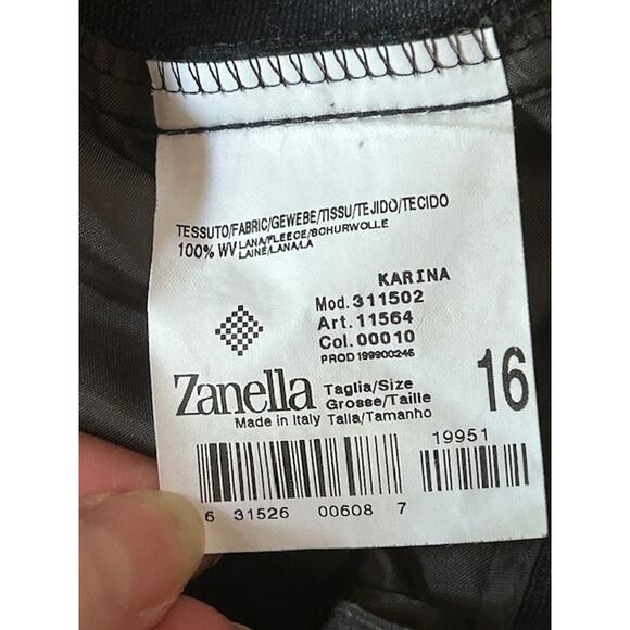 Zanella “Karina” Y2K Wool Trousers – Made in Italy – Size 16 - Picture 6 of 7